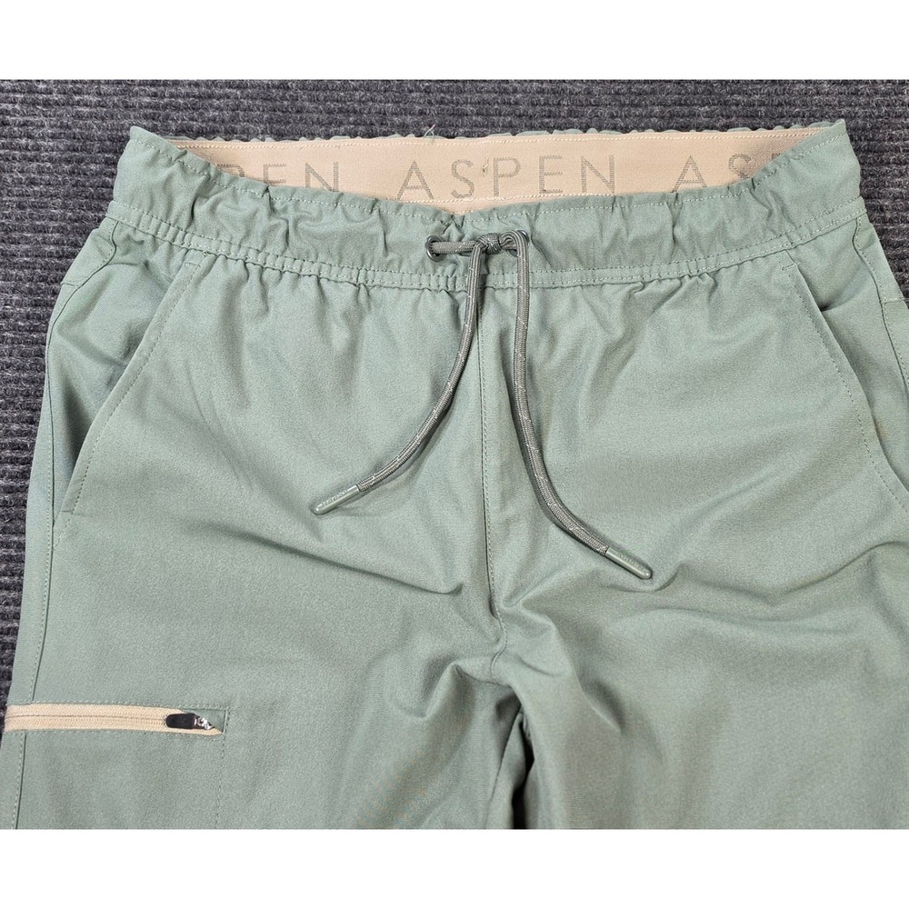 ASPEN Jogger Pants Mens Small Green‎ Excellent Activewear Drawstring Tapered